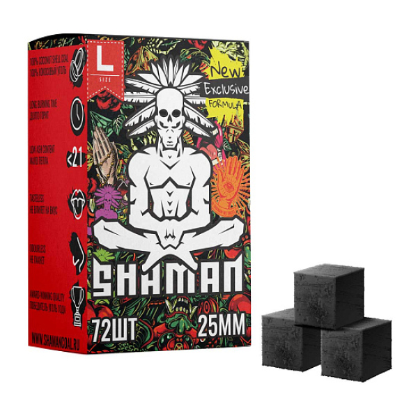 Кокосовый уголь Shaman 25мм в Севастополе