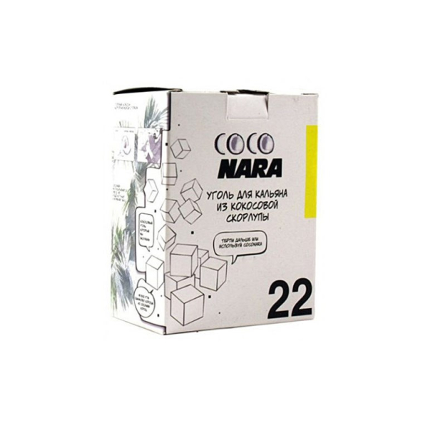 Уголь CocoNara 22мм для кальяна - 24 шт в Севастополе