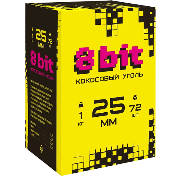 Кокосовый уголь Cocoloco 8bit 25мм в Севастополе