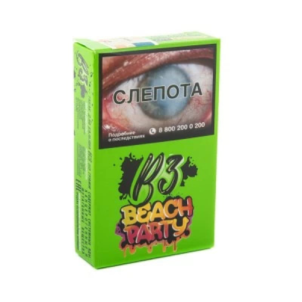 Табак B3 Beach Party (Тропический Микс) 50 гр в Севастополе