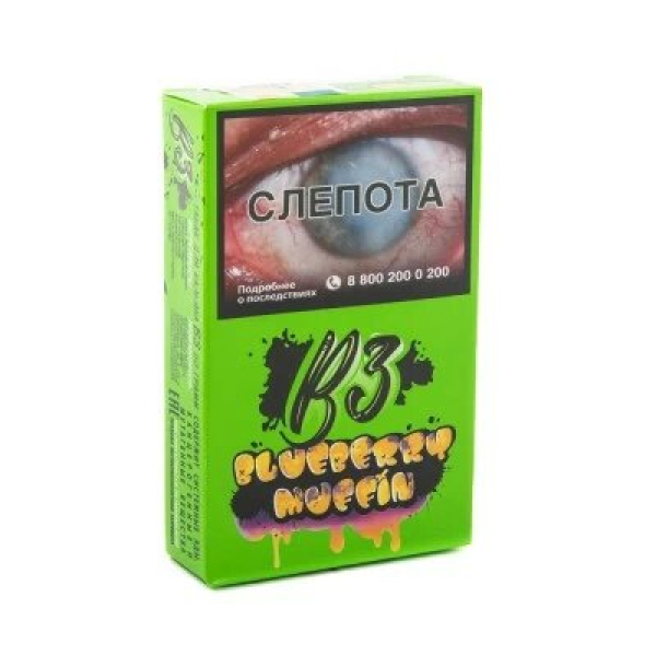 Табак B3 Blueberry Muffin (Черничный Маффин) 50 гр в Севастополе
