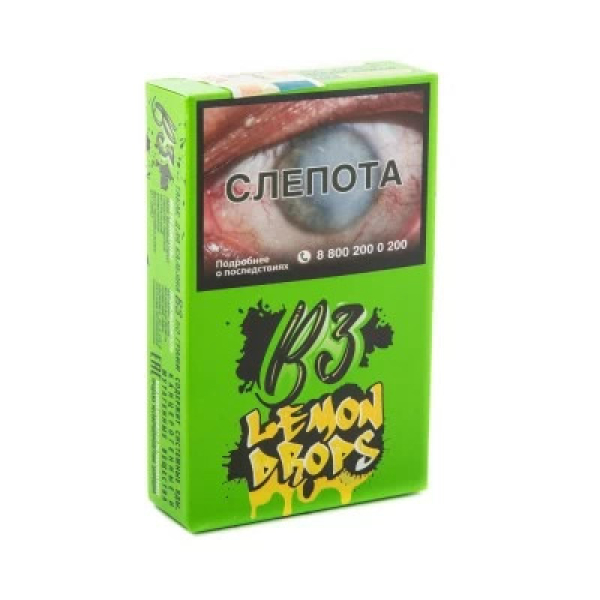 Табак B3 Lemon Drops (Лемонные леденцы) 50 гр в Севастополе