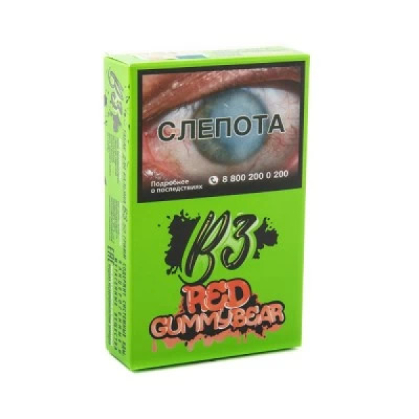 Табак B3 Red Gummy Bear (Красные Мишки Гамми) 50 гр в Севастополе