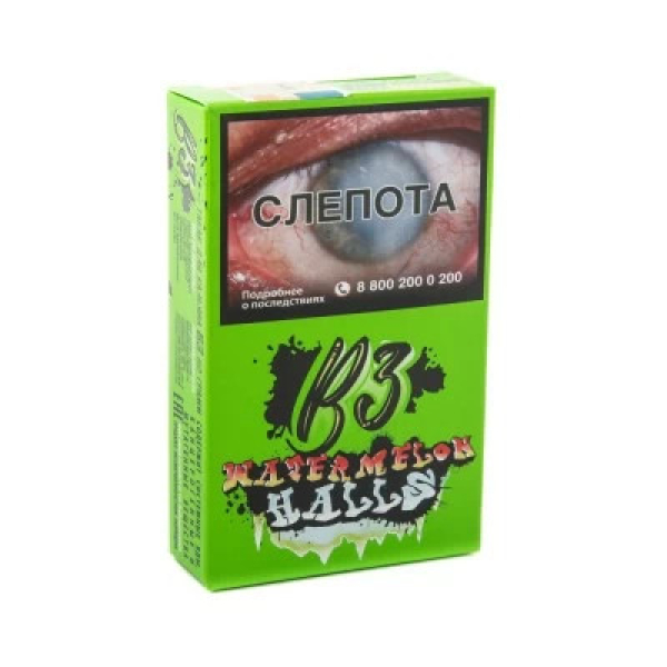 Табак B3 Watermelon Halls (Ледяной Арбуз и Дыня) 50 гр в Севастополе