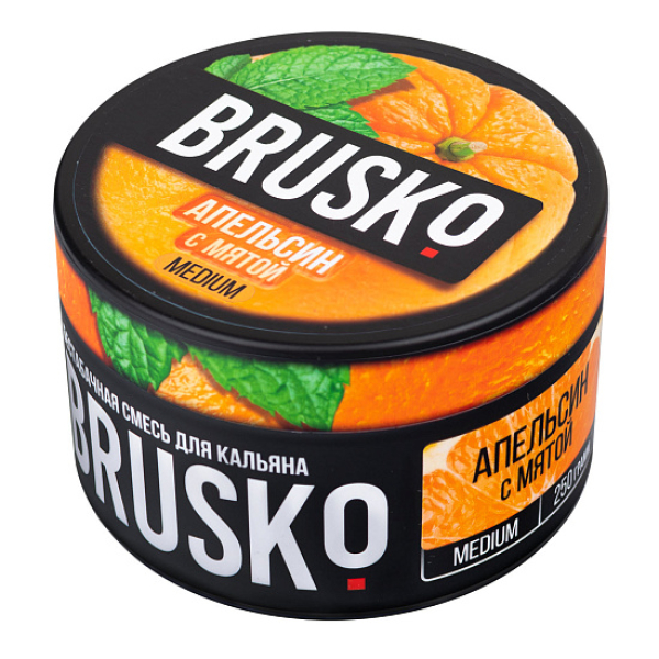Смесь BRUSKO АПЕЛЬСИН С МЯТОЙ (MEDIUM) 250 гр в Севастополе