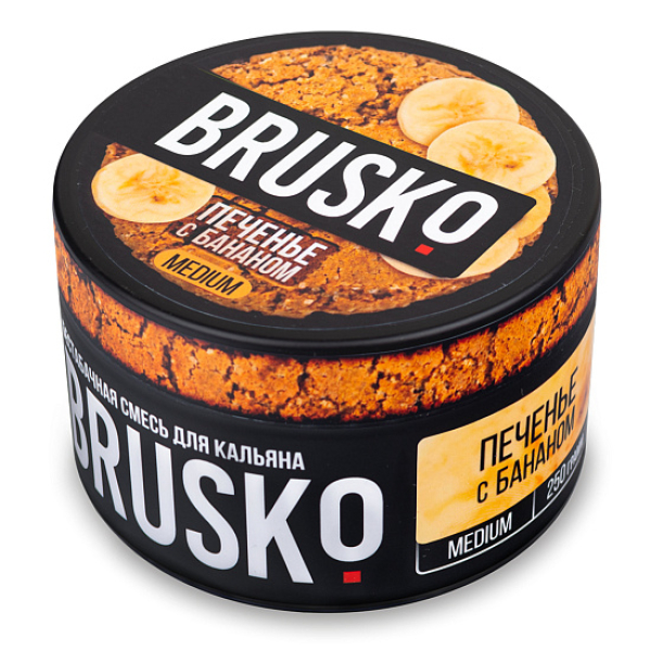 Смесь BRUSKO ПЕЧЕНЬЕ С БАНАНОМ (MEDIUM) 250 гр в Севастополе