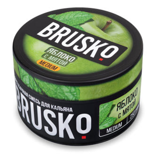 Смесь BRUSKO ЯБЛОКО С МЯТОЙ (MEDIUM) 250 гр в Севастополе