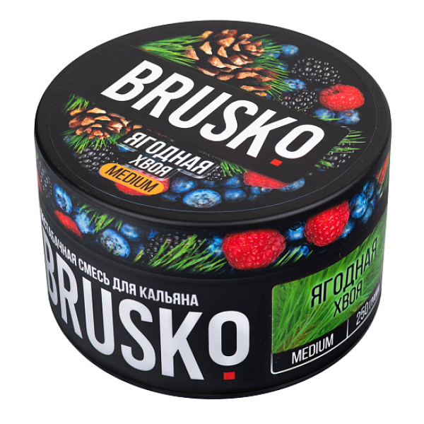 Смесь BRUSKO ЯГОДНАЯ ХВОЯ (MEDIUM) 250 гр в Севастополе