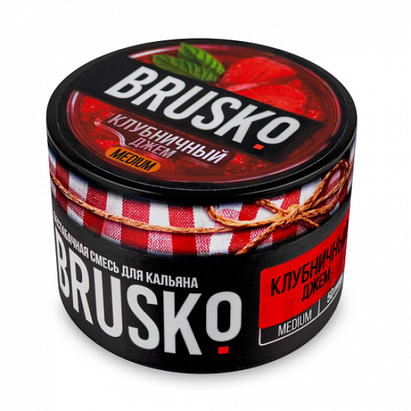 Смесь Brusko Medium Клубничный джем 50 грамм в Севастополе