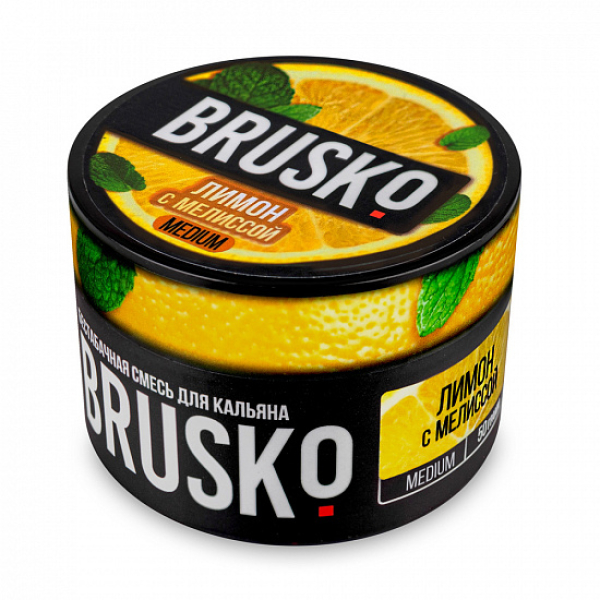 Смесь Brusko Medium Лимон мелисса 50 грамм в Севастополе