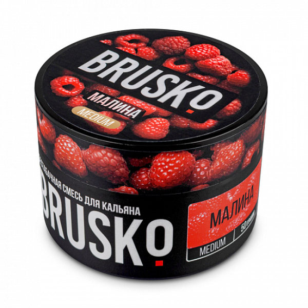 Смесь Brusko Medium Малина 50 грамм в Севастополе