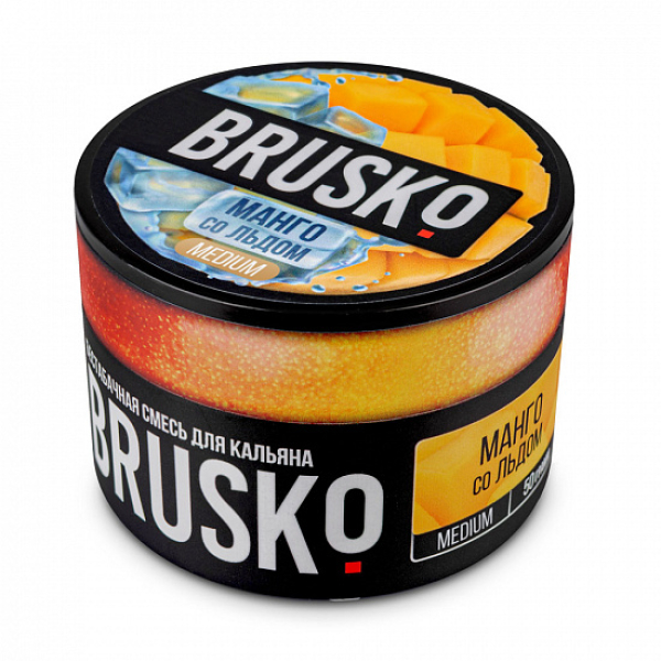Смесь Brusko Medium Манго лед 50 грамм в Севастополе
