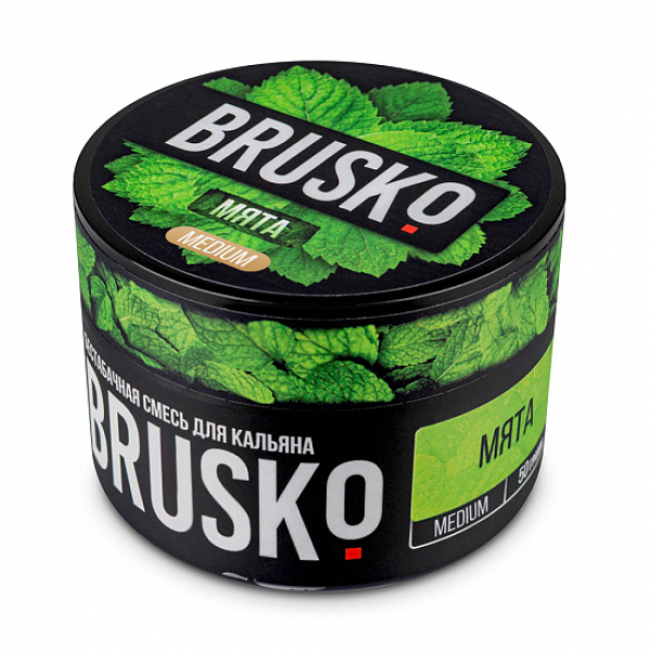 Смесь Brusko Medium Мята 50 грамм в Севастополе