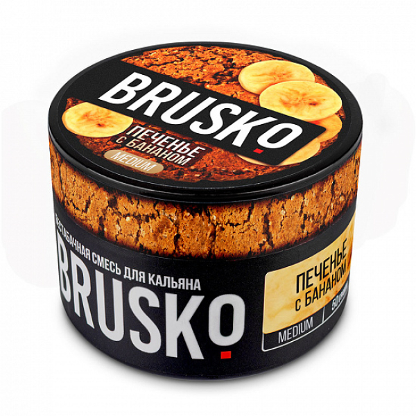 Смесь Brusko Medium Печенье с бананом 50 грамм в Севастополе