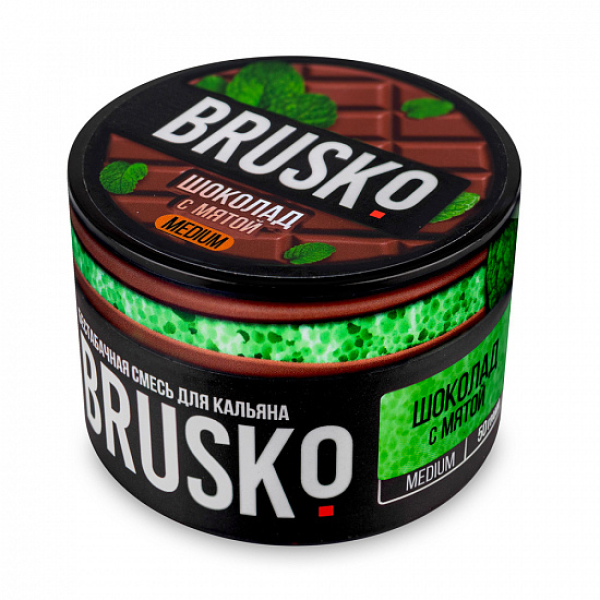 Смесь Brusko Medium Шоколад с мятой 50 грамм в Севастополе