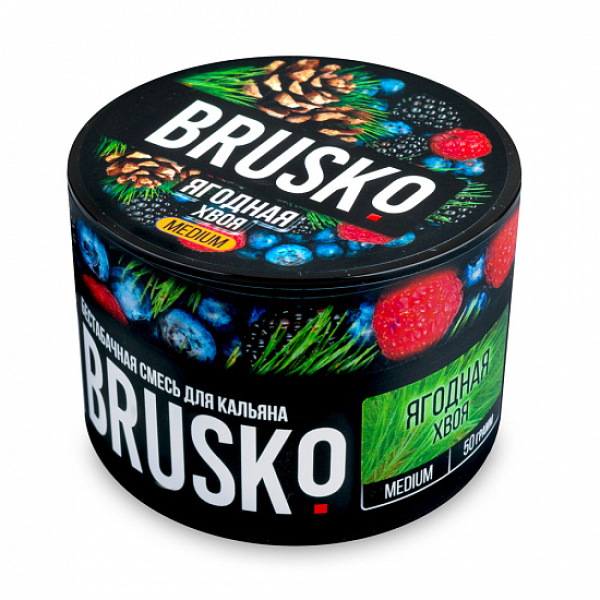 Смесь Brusko Medium Ягодная хвоя 50 грамм в Севастополе