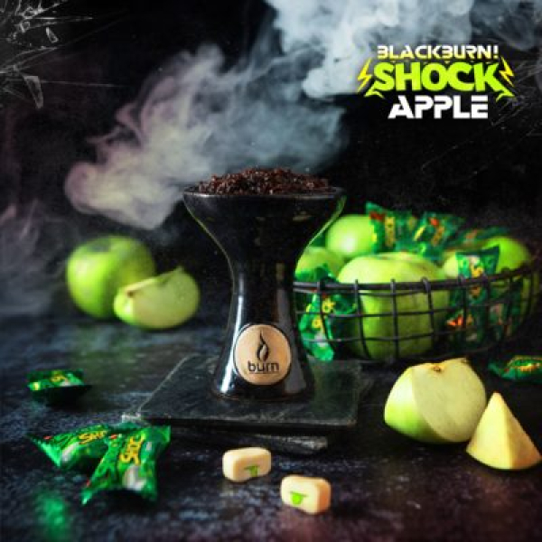 Табак Blackburn Apple Shock 100 грамм в Севастополе