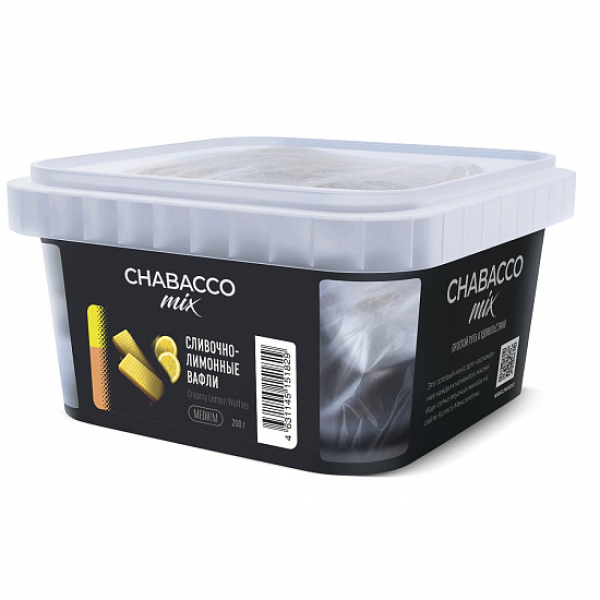 Смесь Chabacco mix Creamy Lemon Waffles (Сливочно-лимонные вафли) 200 гр в Севастополе