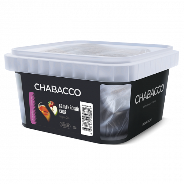 Смесь Chabacco Medium Belgian Cider (Бельгийский Сидр) 200 гр в Севастополе