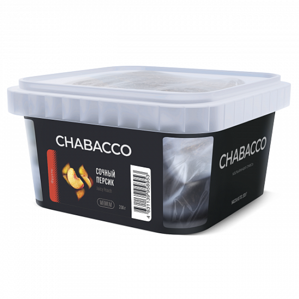 Смесь Chabacco Medium Juicy Peach (Сочный Персик) 200 гр в Севастополе