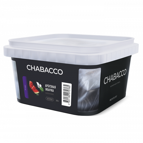 Смесь Chabacco Medium Watermelon Gum (Арбузная Жвачка) 200 гр в Севастополе