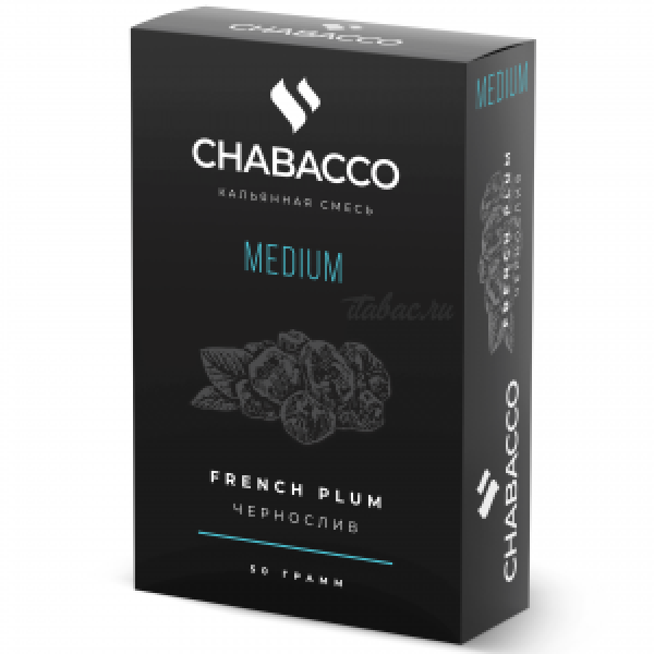 Смесь Chabacco Medium FRENCH PLUM (ЧЕРНОСЛИВ) 50 гр в Севастополе