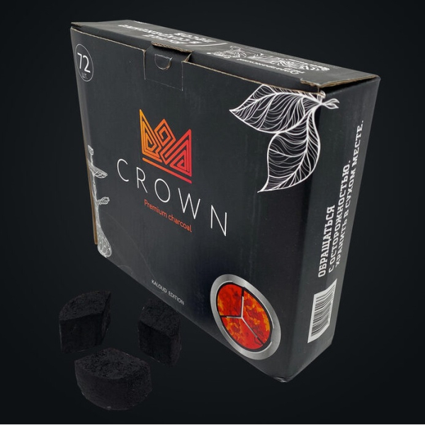 Уголь Crown KALOUD edition для кальяна (72 шт.) в Севастополе