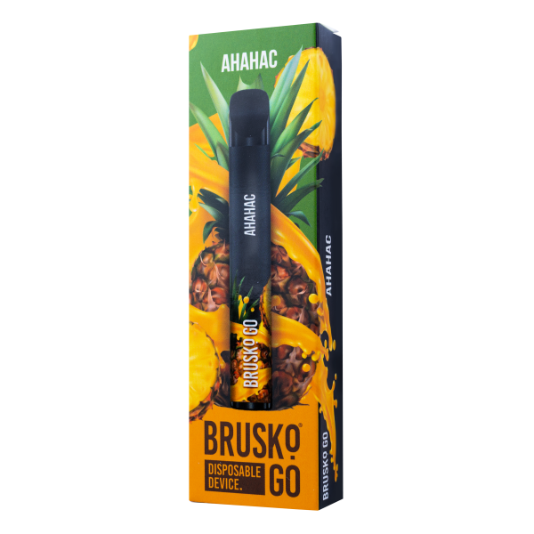 Одноразовая электронная сигарета Brusko Go Ананас 800 затяжек в Севастополе