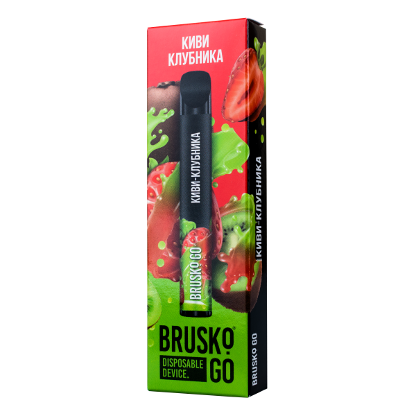 Одноразовая электронная сигарета Brusko Go Киви Клубника 800 затяжек в Севастополе