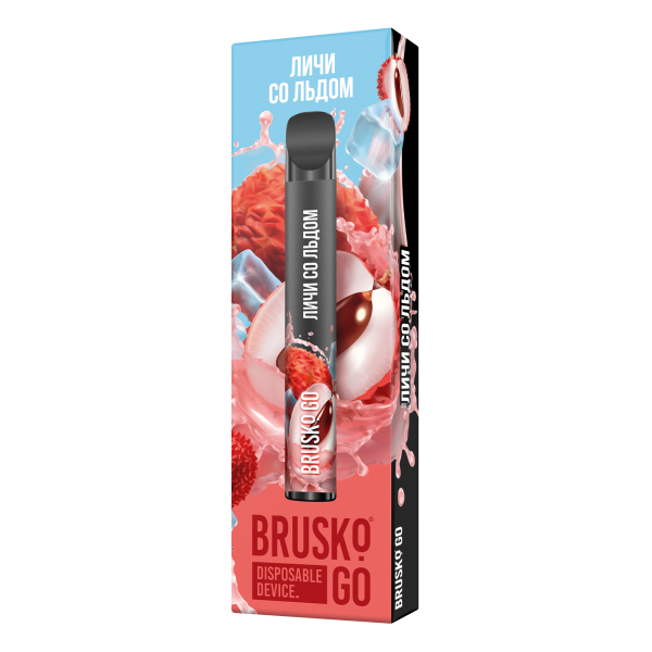 Одноразовая электронная сигарета Brusko Go Личи Со Льдом 800 затяжек в Севастополе