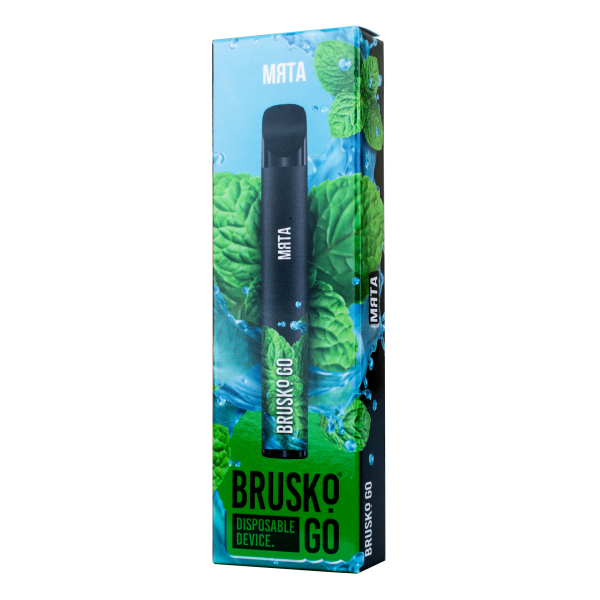 Одноразовая электронная сигарета Brusko Go Мята 800 затяжек в Севастополе