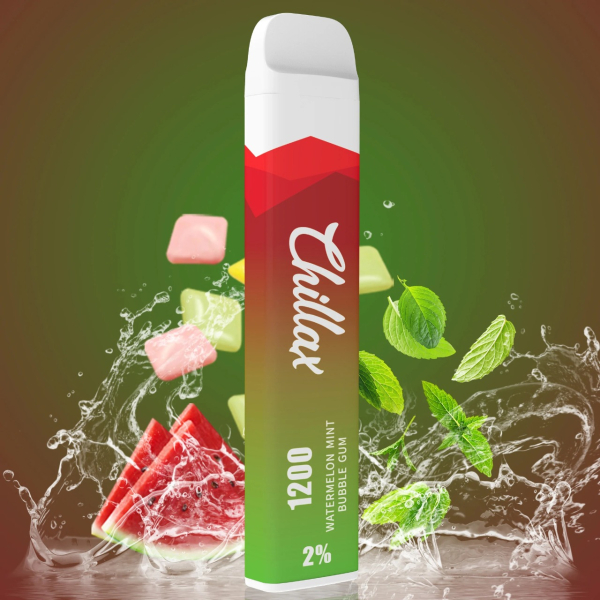 Chillax Watermelon Mint bubble gum (Арбуз Мятная жвачка), 1200 тяг в Севастополе
