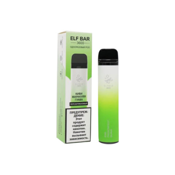 Elfbar (3600 (Киви маракуйя гуава)), 3600 тяг в Севастополе