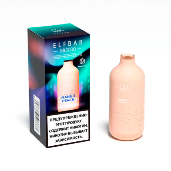 Elfbar BB3000 Манго персик, 3000 тяг в Севастополе