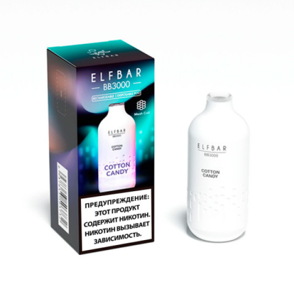 Elfbar BB3000 Сахарная вата, 3000 тяг в Севастополе