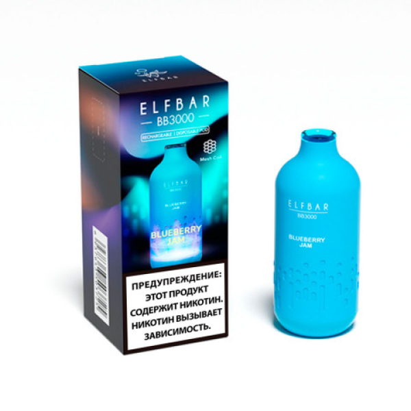 Elfbar BB3000 Черничный джем, 3000 тяг в Севастополе