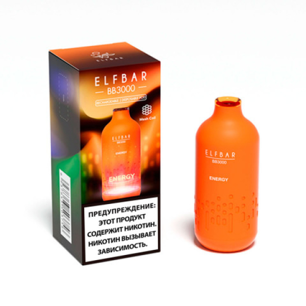 Elfbar BB3000 Энергетик, 3000 тяг в Севастополе