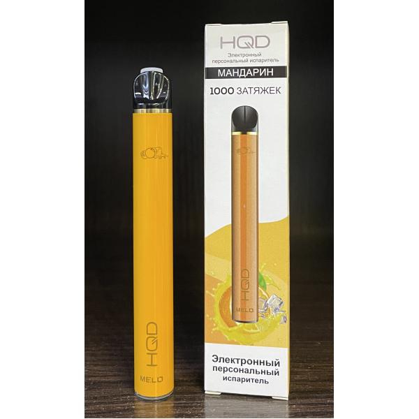 HQD melo tangerine (мандарин) 1000 затяжек в Севастополе