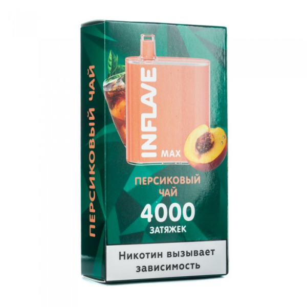 INFLAVE MAX Персиковый чай, 4000 тяг в Севастополе