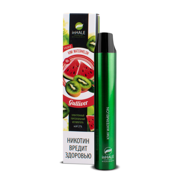 inHale Guliver Hard Kiwi Watermelon (Киви Арбуз) 1500 затяжек в Севастополе