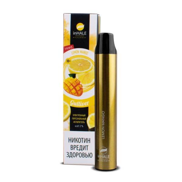 inHale Guliver Hard Lemon Mango (Лимон Манго) 1500 затяжек в Севастополе