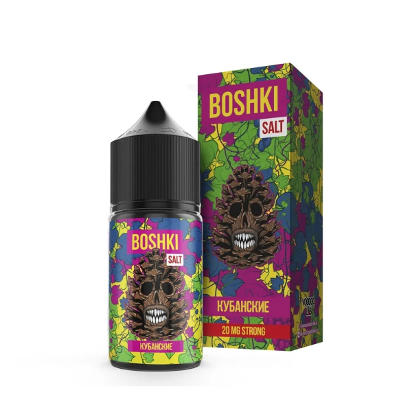 Жидкость BOSHKI Salt Кубанские (Виноград черника хвоя) (30 мл, 20 мг/мл) в Севастополе