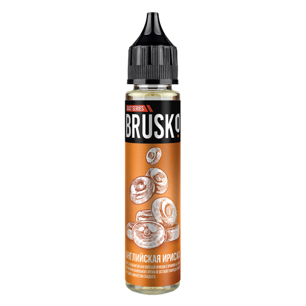 Жидкость Brusko Salt Английская Ириска 30 мл в Севастополе