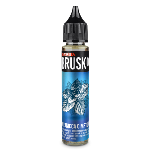 Жидкость Brusko Salt Мелиса С Мятой 30 мл в Севастополе