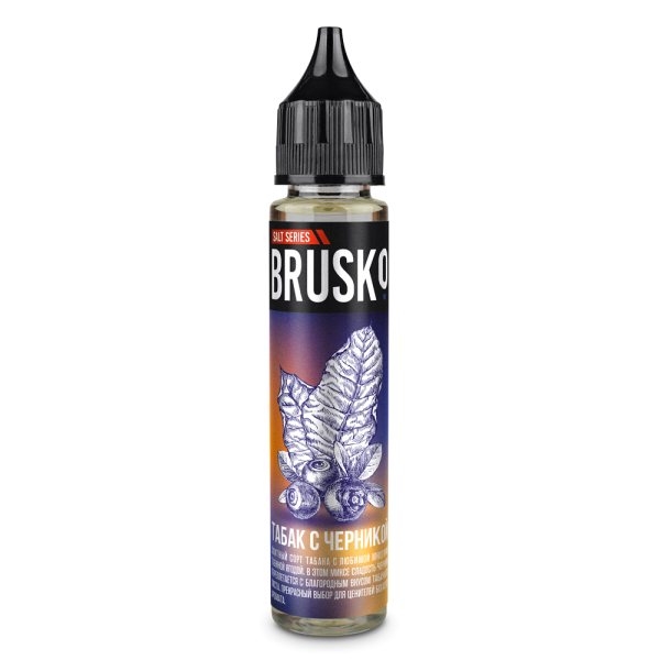 Жидкость Brusko Salt Табак С Черникой 30 мл в Севастополе