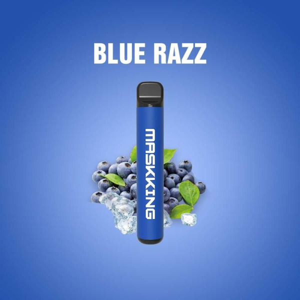 Одноразовая электронная сигарета Maskking High Pro Blue Razz (Черничный Рай) 1000 затяжек в Севастополе