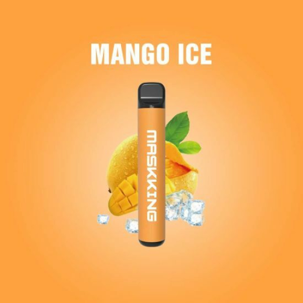 Одноразовая электронная сигарета Maskking High Pro Mango Ice (Манговый Лёд) 1000 затяжек в Севастополе