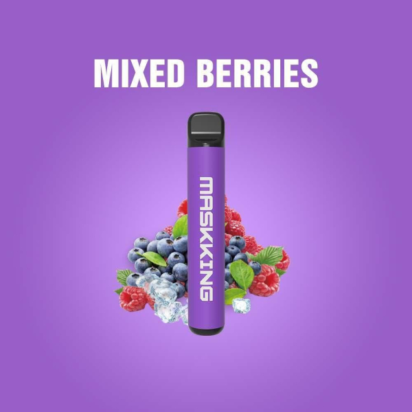 Одноразовая электронная сигарета Maskking High Pro Mixed Berries (Ягодный Рай) 1000 затяжек в Севастополе