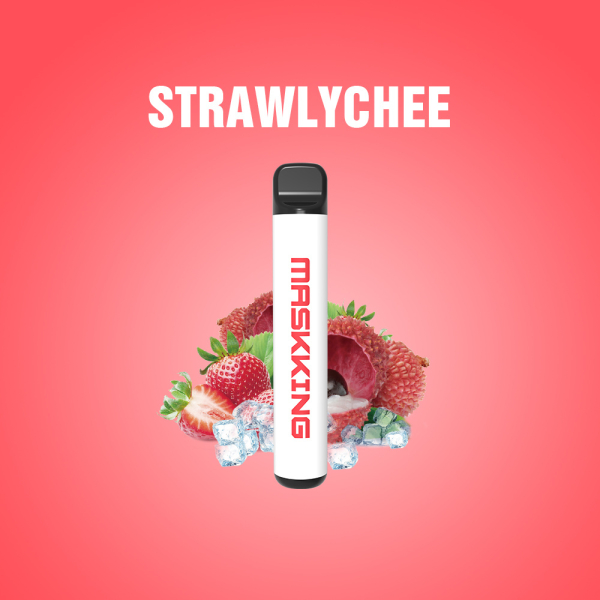 Одноразовая электронная сигарета Maskking High Pro Strawlychee (Клубника Личи) 1000 затяжек в Севастополе