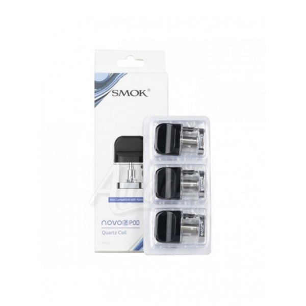 Упаковка картриджей NOVO 2 Quartz 1.4 ohm 2ml Coil Pod  by SMOK (в упаковке 3 шт) в Севастополе
